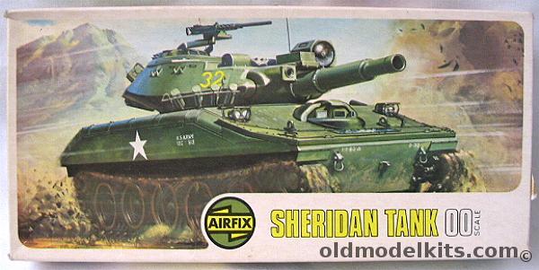 Airfix 1/76 TWO Sheridan Tank, A211V plastic model kit